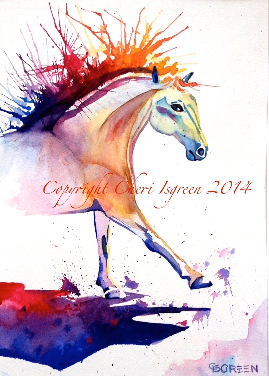 Horse Body Painting Cheri Isgreen Fine Art
