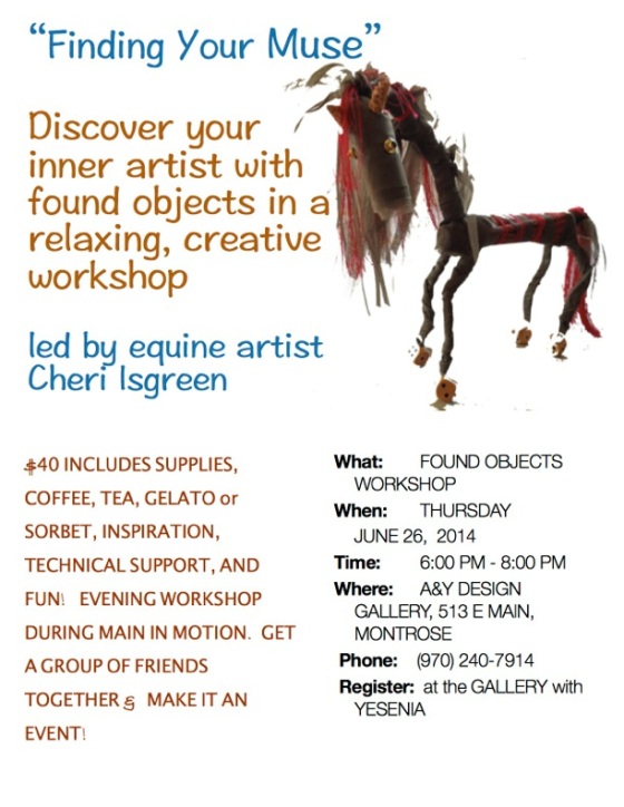 Flyer on found object workshop