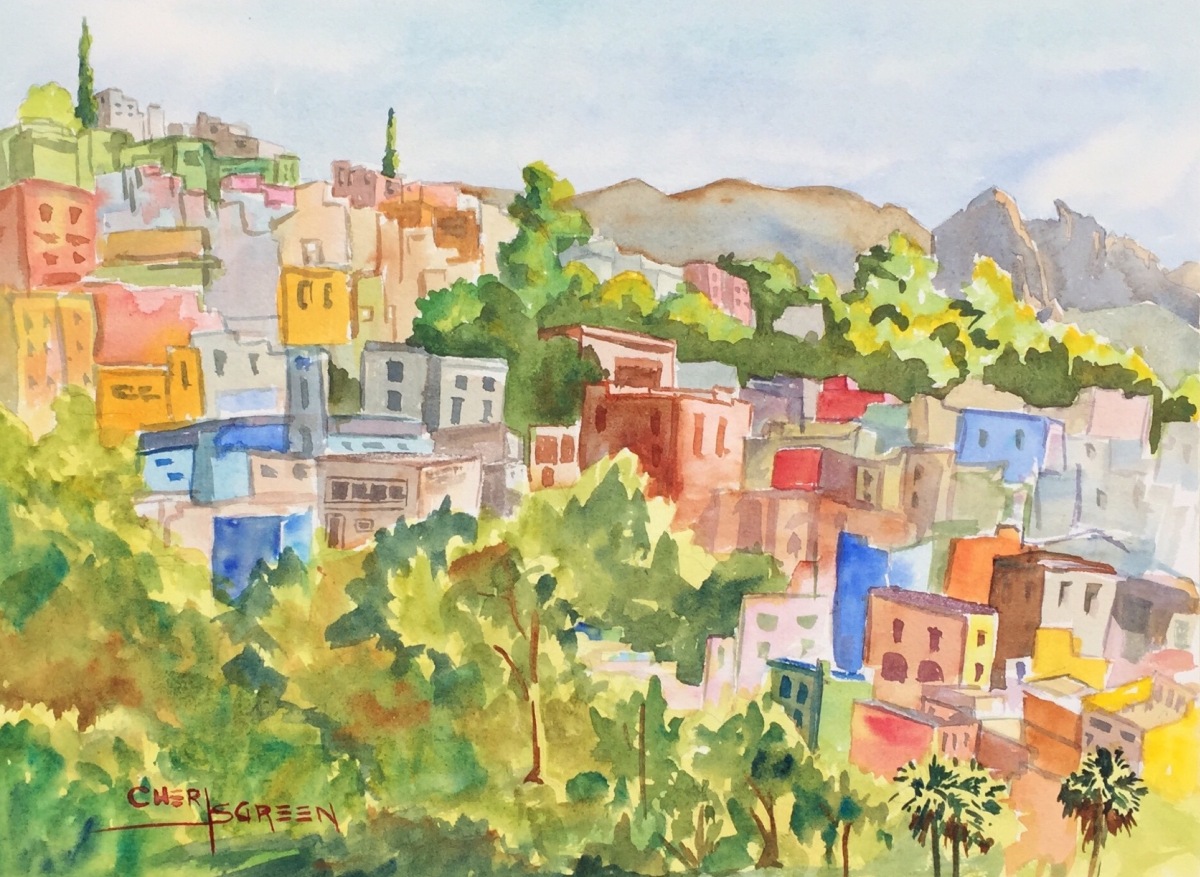 Watercolor Paintings Accepted for Exhibition at Alpine Artists Holiday